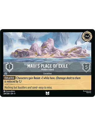 Maui's Place of Exile - Hidden Island - 204/204 - Uncommon - 9 