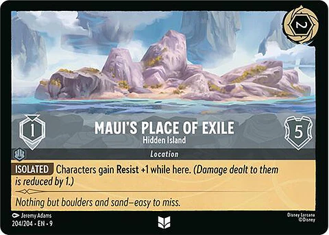 Maui's Place of Exile - Hidden Island - 204/204 - Uncommon - 9 