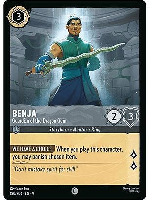 Benja - Guardian of the Dragon Gem - 180/204 - Common - 9