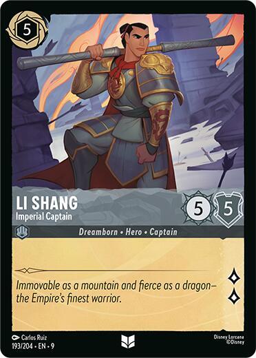 Li Shang - Imperial Captain - 193/204 - Uncommon - 9  1