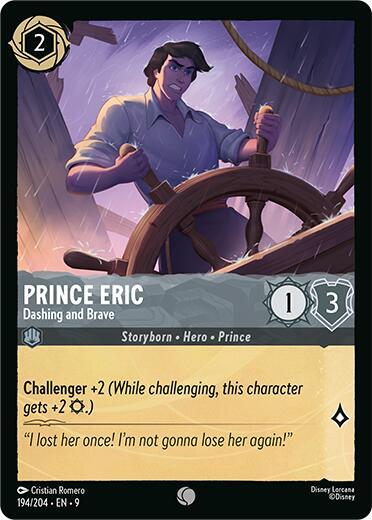 Prince Eric - Dashing and Brave - 194/204 - Common - 9 1