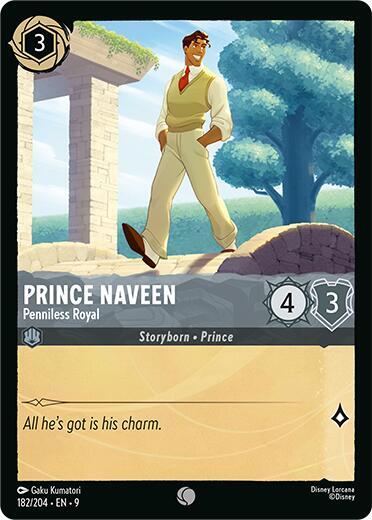 Prince Naveen - Penniless Royal - 182/204 - Common - 9  1