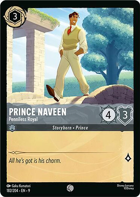 Prince Naveen - Penniless Royal - 182/204 - Common - 9 
