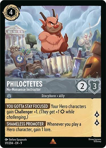 Philoctetes - No-Nonsense Instructor - 171/204 - Rare - 9  1