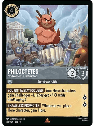 Philoctetes - No-Nonsense Instructor - 171/204 - Rare - 9 