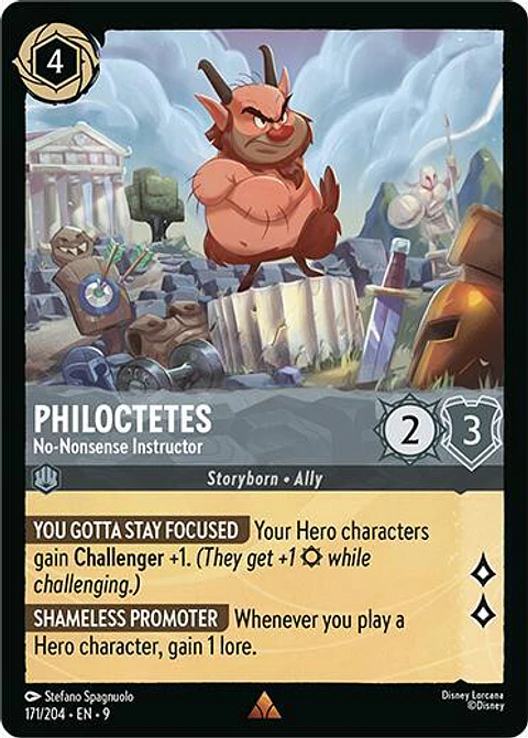 Philoctetes - No-Nonsense Instructor - 171/204 - Rare - 9 
