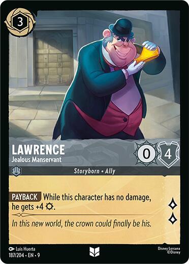 Lawrence - Jealous Manservant - 187/204 - Uncommon - 9  1