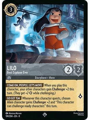 Lilo - Best Explorer Ever - 174/204 - Super Rare - 9 