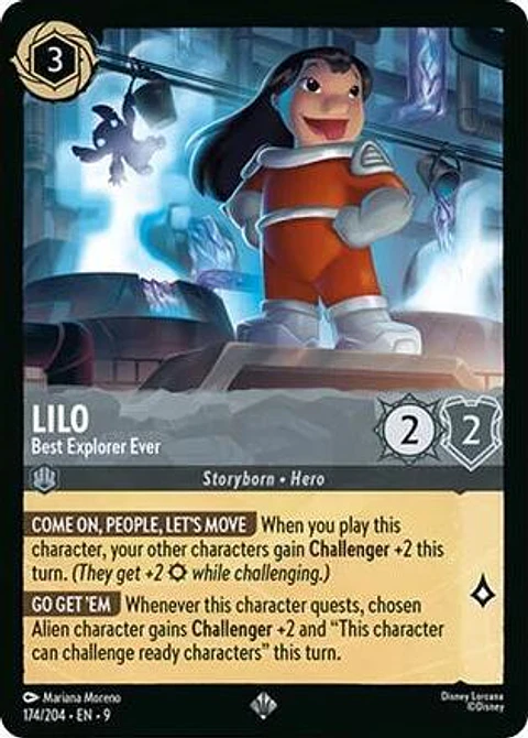 Lilo - Best Explorer Ever - 174/204 - Super Rare - 9 