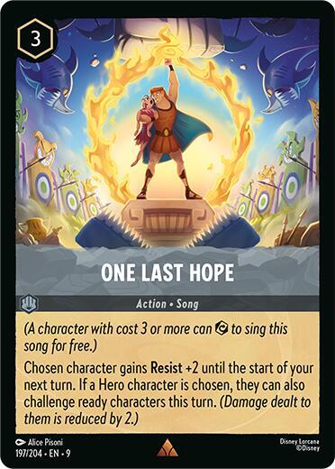 One Last Hope - 197/204 - Rare - 9  1