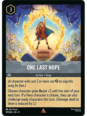 One Last Hope - 197/204 - Rare - 9 