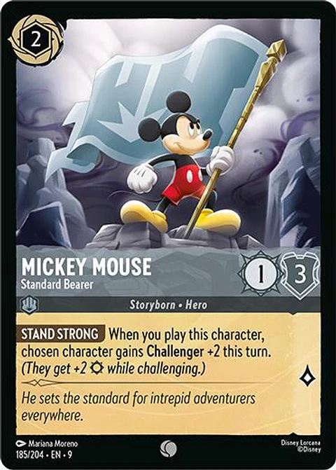 Mickey Mouse - Standard Bearer - 185/204 - Common - 9 