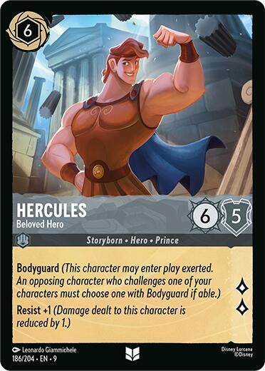 Hercules - Beloved Hero - 186/204 - Uncommon - 9  1