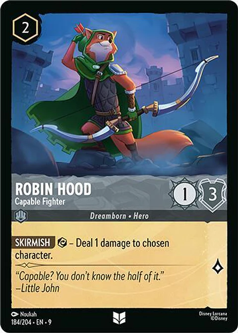 Robin Hood - Capable Fighter - 184/204 - Uncommon - 9 