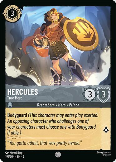 Hercules - True Hero - 191/204 - Common - 9  1