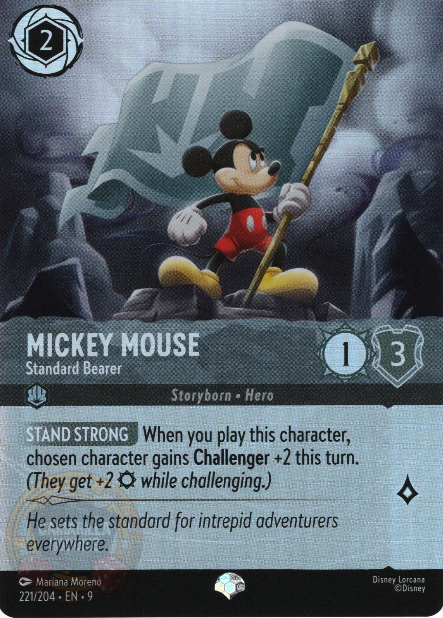 Mickey Mouse - Standard Bearer - 221/204 - Epic - 9  1