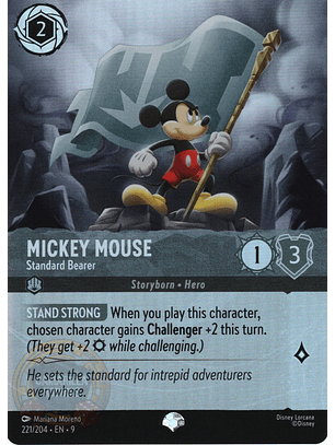 Mickey Mouse - Standard Bearer - 221/204 - Epic - 9 