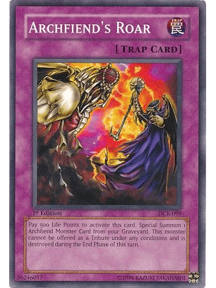 Archfiend's Roar - DCR-099 - Common
