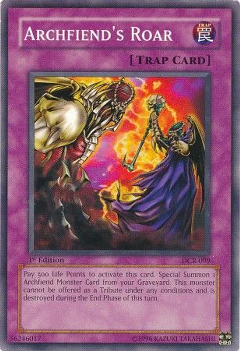 Archfiend's Roar - DCR-099 - Common