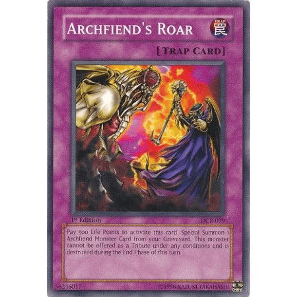 Archfiend's Roar - DCR-099 - Common