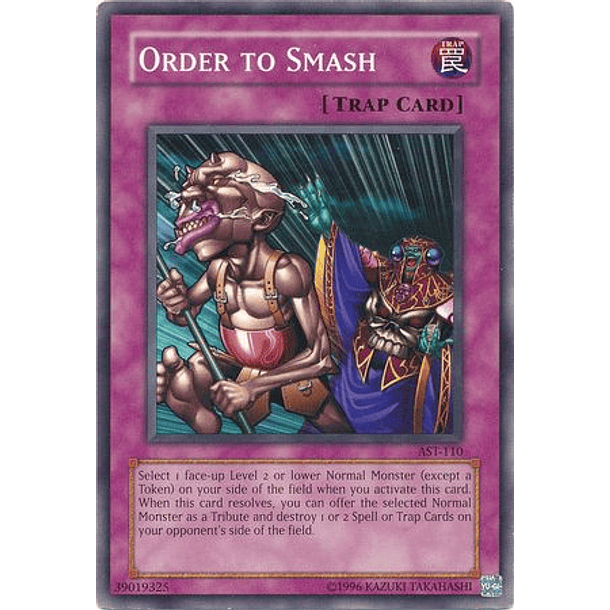 Order to Smash - AST-110 - Common
