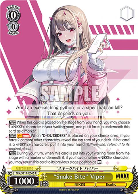 “Snake Bite” Viper - NIK/S117-E005 - Rare 