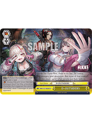 D-OUTSIDERS - NIK/S117-E028 - Climax Rare 