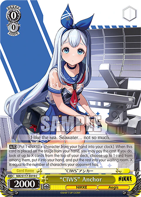 “CIWS” Anchor - NIK/S117-E019 - Common 