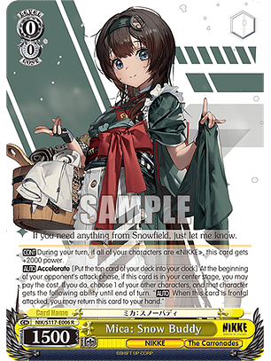 Mica: Snow Buddy - NIK/S117-E006 - Rare 
