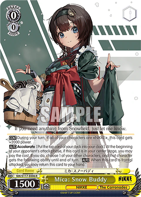 Mica: Snow Buddy - NIK/S117-E006 - Rare 
