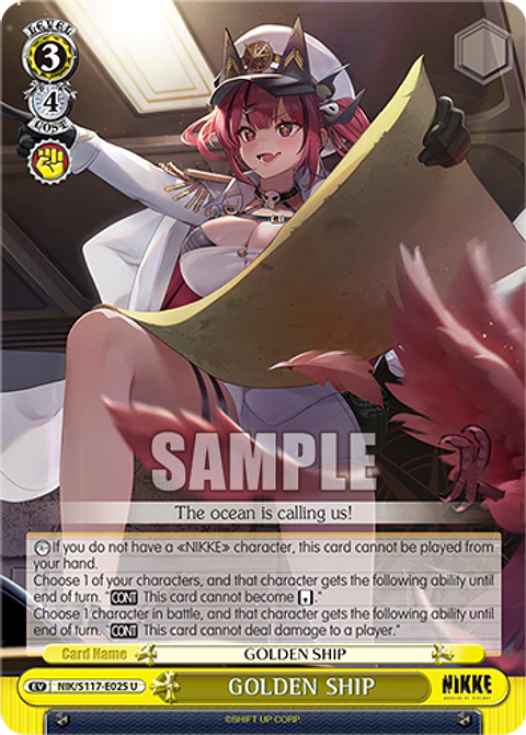 GOLDEN SHIP - NIK/S117-E025 - Uncommon 