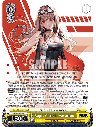 Rapi: Classic Vacation - NIK/S117-E011 - Uncommon 