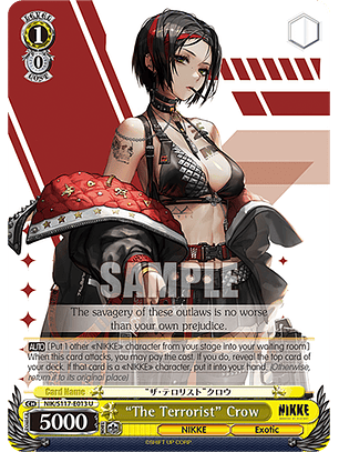 “The Terrorist” Crow - NIK/S117-E013 - Uncommon 