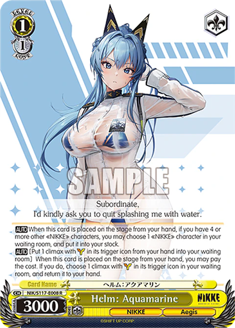 Helm: Aquamarine - NIK/S117-E008 - Rare 