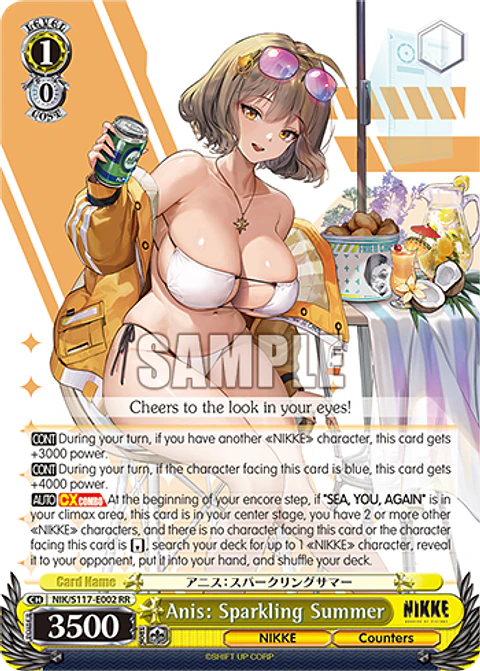 Anis: Sparkling Summer - NIK/S117-E002 - Double Rare 