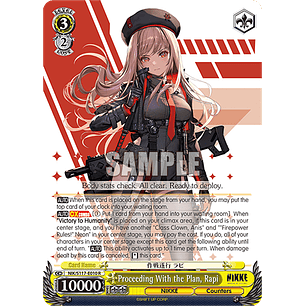 Proceeding With the Plan, Rapi - NIK/S117-E010 - Rare 