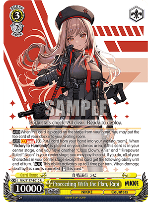 Proceeding With the Plan, Rapi - NIK/S117-E010 - Rare 