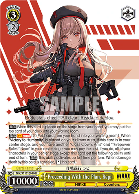 Proceeding With the Plan, Rapi - NIK/S117-E010 - Rare 