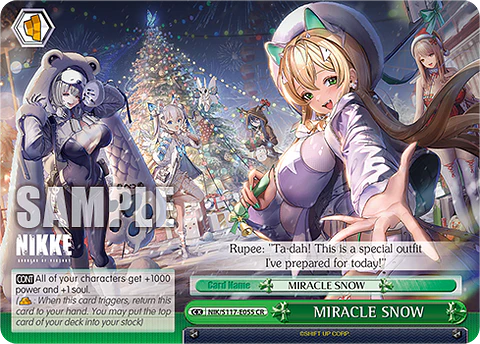 MIRACLE SNOW - NIK/S117-E055 - Climax Rare 