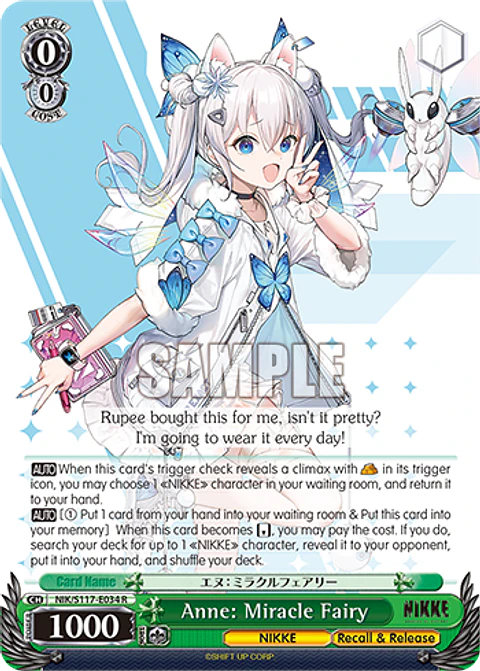 Anne: Miracle Fairy - NIK/S117-E034 - Rare 