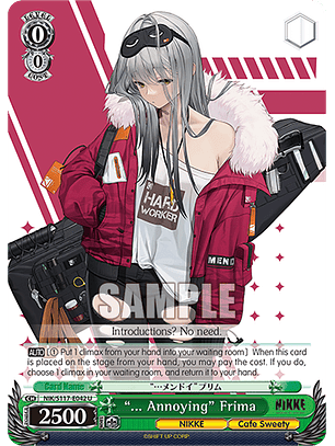 “... Annoying” Frima - NIK/S117-E042 - Uncommon 