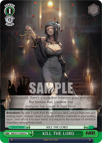 KILL THE LORD - NIK/S117-E054 - Uncommon  1