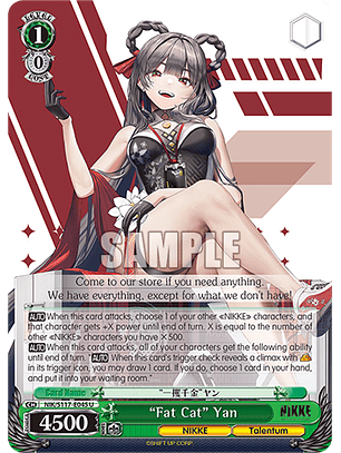 “Fat Cat” Yan - NIK/S117-E045 - Uncommon 