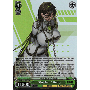 “Gotcha...” Guilty - NIK/S117-E046SR - Super Rare 