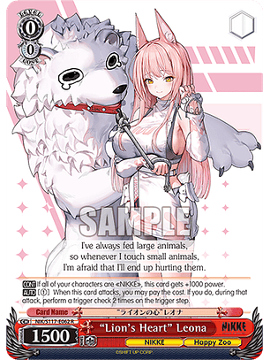 “Lion's Heart” Leona - NIK/S117-E062 - Rare
