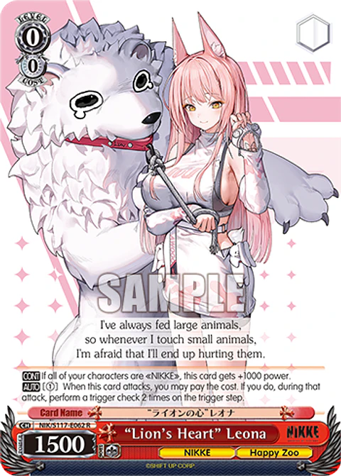 “Lion's Heart” Leona - NIK/S117-E062 - Rare