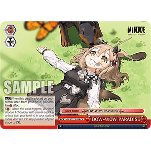 BOW-WOW PARADISE - NIK/S117-E084 - Climax Rare 