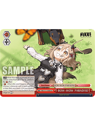 BOW-WOW PARADISE - NIK/S117-E084 - Climax Rare 