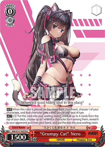 “Grumpy Cat” Nero - NIK/S117-E070 - Uncommon  1