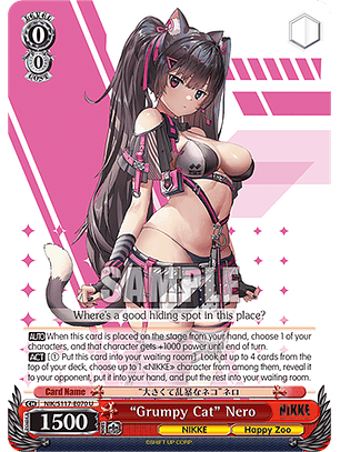 “Grumpy Cat” Nero - NIK/S117-E070 - Uncommon 